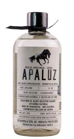 Apaluz Mezcal Artesanal Joven Durangensis 750 ml