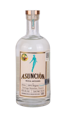 Asunción Mezcal Artesanal Joven Espadin 750 ml