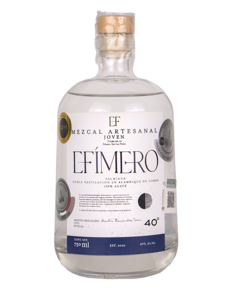 Efímero Mezcal Artesanal Agave Salmiana 750 ml