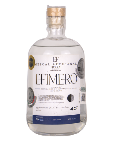 Efímero Mezcal Artesanal Agave Salmiana 750 ml