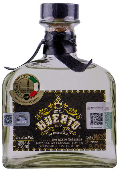 El Huerto Mezcal Artesanal Agave  Salmiana Joven 750 ml