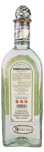 Fortaleza Tequila Blanco 750 ml