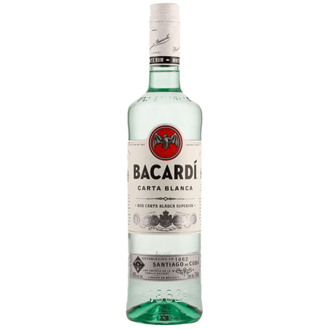 Bacardí Ron Carta Blanca 750 ml